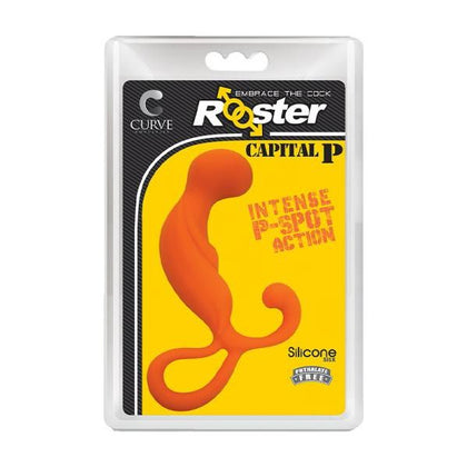 Rooster Capital P Prostate Massager Orange - Intense P-Spot Pleasure for Men