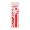 Luv Inc Op10 Orgasm Pen Red - Compact Waterproof Silicone Vibrator with 10 Modes for Intense Pleasure - Adult Naughty Store