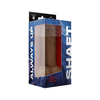 Introducing the Oak Dual Density Silicone Dildo with Balls & Suction Cup - Shaft Model C 8.5 In. - Adult Naughty Store