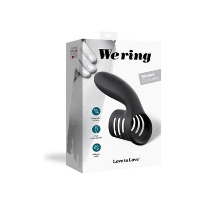 Love To Love Black Onyx Vibrating Ring - Model LTL-VR001 - Unisex Pleasure - Clitoral and Penile Stimulation - Black - Adult Naughty Store