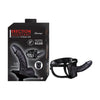 Introducing the Pleasure Pro Hollow Strap-On 8 Inch Black - The Ultimate Erection Assistant for All Genders! - Adult Naughty Store