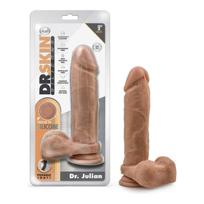 Dr. Skin Dr. Julian Dildo With Suction Cup Silicone 9 In. Mocha

Introducing the Exquisite Dr. Skin Dr. Julian Silicone Dildo - Model 9, Designed for Unparalleled Pleasure and Versatility