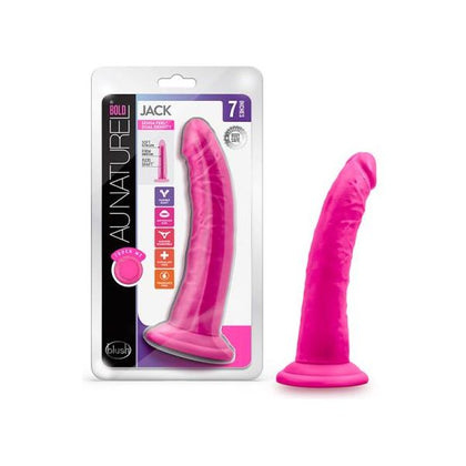 Au Naturel Bold Jack Dildo 7 In. Pink - The Ultimate Pleasure Experience for All Genders - Adult Naughty Store