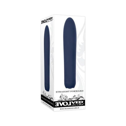 Evolved Straight Forward Vibrator Blue - Adult Naughty Store