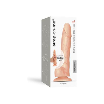 Strap-On-Me Sliding Skin Realistic Dildo - Model L5.59 - Ultimate Pleasure for Vaginal and Anal Stimulation - Vanilla - Adult Naughty Store