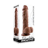 Evolved Realistic Dildo With Balls 8 In. Dark - The SensaFirm Pleasure Master 2000 - Realistic Dual-Layered Dildo for Intense Pleasure - Men and Women - Deep Penetration - Dark Brown - Adult Naughty Store