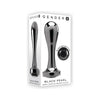 Introducing the Gender X Black Pearl Aluminum Plug - Model X3: The Ultimate Pleasure Experience for All Genders - Sleek Gunmetal. - Adult Naughty Store