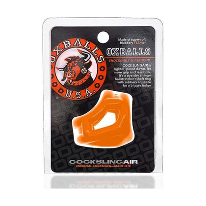 Oxballs Cocksling Air Orange - The Ultimate Lightweight Cock and Ball Sling for Enhanced Pleasure (Model: COCKSLING AIR-ORNG) - Adult Naughty Store