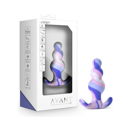 Avant Twilight Silicone Butt Plug Blue - Adult Naughty Store