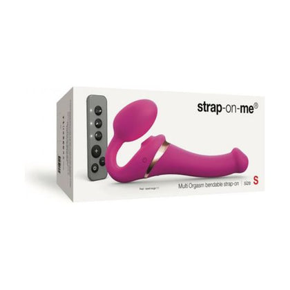 Strap-On-Me Multi Orgasm Bendable Strap-On Small Fuchsia - Ultimate Pleasure for Women - Adult Naughty Store