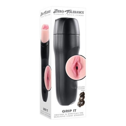 Zero Tolerance Grip It Realistic Vagina Stroker - Beige, Model ZT-2001, Male Masturbation Toy