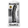 RealRock Curved Realistic Dildo With Suction Cup 7 In. Chocolate - The Ultimate Pleasure Experience for Women - Adult Naughty Store