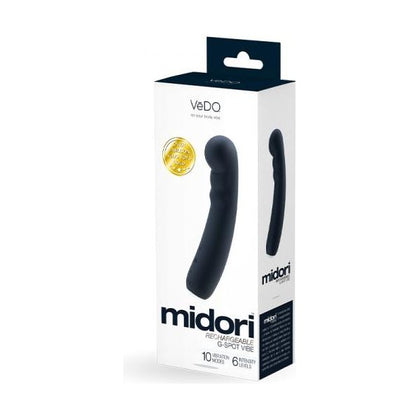 Vedo Midori Rechargeable G-spot Vibe - Intense Pleasure for Her - Just Black

Introducing the Vedo Midori Rechargeable G-spot Vibe - The Ultimate Sensation for Her Pleasure - Model MD-10B