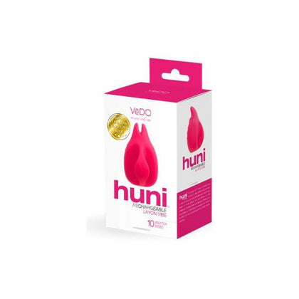 Vedo Huni Rechargeable Finger Vibe Tease Me Foxy Pink - Adult Naughty Store