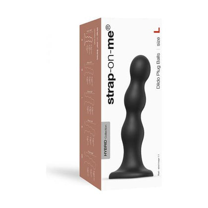 Strap-On-Me Dildo Plug Balls L Black - Ultimate Pleasure for Vaginal and Anal Stimulation