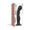 Strap-On-Me Dildo Plug P&G XL Black - Premium Hybrid Pleasure Toy for Expert P&G Stimulation - Adult Naughty Store