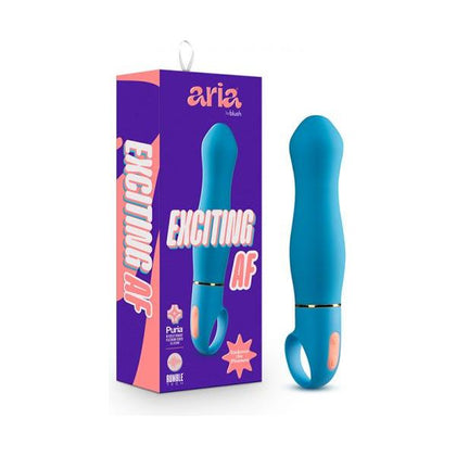 Aria Exciting AF Vibrator Blue - Powerful Pleasure for Intense Stimulation - Adult Naughty Store