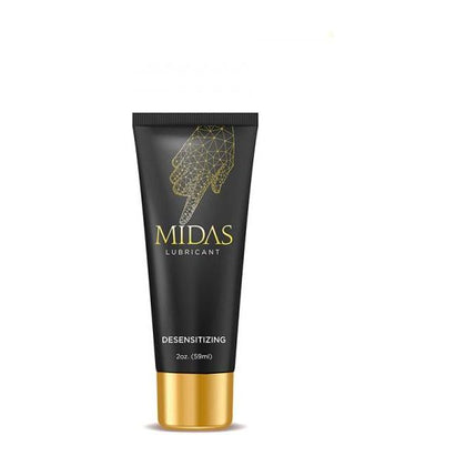 Midas Ultimate Pleasure Enhancer Desensitizing Lubricant Gel - Model 2 Oz. - Unisex - Intensify Your Sensations - Silky Smooth Formula - Clear - Adult Naughty Store