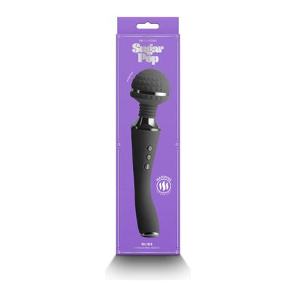 Sugar Pop Bliss Black - The Ultimate Wand Vibrator for Explosive Pleasure