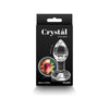 Introducing the Crystal Desires Rainbow Gem Small Butt Plug - A Sensational Delight for All Genders, Offering Exquisite Pleasure in Multicolored Splendor - Adult Naughty Store