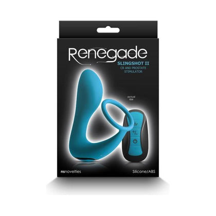 Renegade Slingshot II Teal Prostate Stimulating Cock and Ball Slingshot