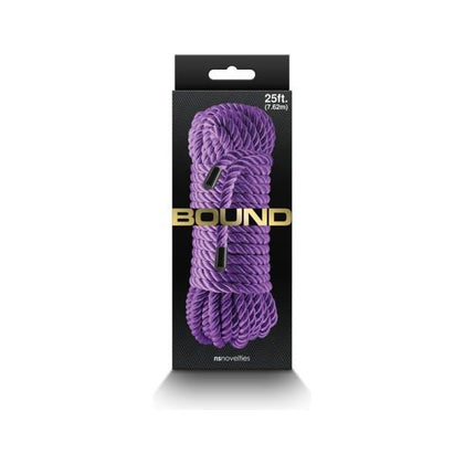 Introducing Bound Rope 25ft Purple - The Sensual Pleasure Enhancer for Couples - Adult Naughty Store