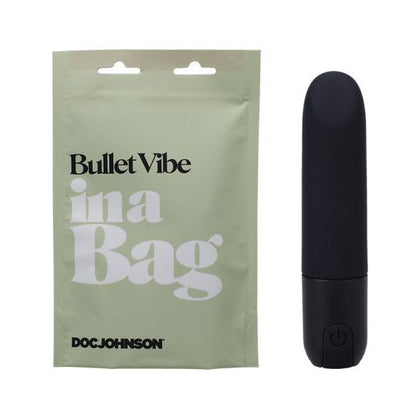 Introducing the SensaToys In A Bag Bullet Vibe Black - The Ultimate Compact Pleasure Companion!