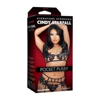 Cindy Starfall Signature Strokers Ultraskyn Pocket Pussy - Model CS-2000 - Female Masturbator for Intense Pleasure - Vanilla