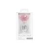 Pillow Talk Rosy Flower Plug Pink - Elegant Glass Anal Toy for Sensual Pleasure - Model PT-RFP-001 - Unisex - Anal Stimulation - Pink - Adult Naughty Store