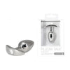 Pillow Talk Sneaky Stainless Steel Butt Plug with Swarovski Crystal - Model PT-SP001 - Unisex Anal Pleasure - Silver - Adult Naughty Store