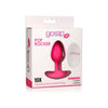 Introducing the Sensation Seeker Gossip Pop Rocker 10-function Rechargeable Butt Plug in Magenta - The Ultimate Pleasure Experience! - Adult Naughty Store