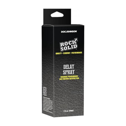 Rock Solid Delay Spray 2oz - Maximum Control for Extended Pleasure - Male Desensitizer Spray for Enhanced Performance - Model RS-DS2 - For Men - Intensify Your Intimacy - Odorless Formula - A - Adult Naughty Store