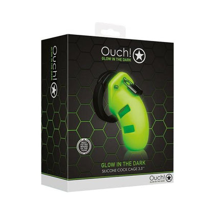 Ouch! Glow Model 20 Cock Cage 3.5 In. - Glow In The Dark - Green

Introducing the Ouch! Glow Model 20 Cock Cage 3.5 In. - Glow In The Dark - Green: The Ultimate Male Chastity Device for Unforgettable Pleasure