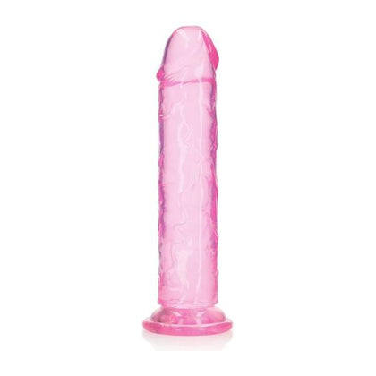 Realrock Crystal Clear Straight 11-Inch Dildo Without Balls - Pink: The Ultimate Transparent Pleasure Experience