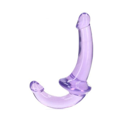 Realrock Crystal Clear 6 In. Strapless Strap-on Dildo - Purple, Model CR-6, for Couples, Anal and Vaginal Pleasure - Adult Naughty Store