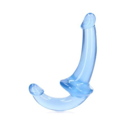 RealRock Crystal Clear 6 In. Strapless Strap-On Dildo - Blue: The Ultimate Pleasure Experience for Couples - Adult Naughty Store