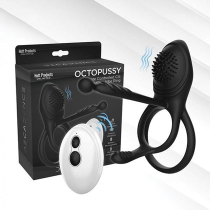 Decadence Octopussy Cock Ring-clit-anal Stimulator With Tentacles Remote Control - Adult Naughty Store