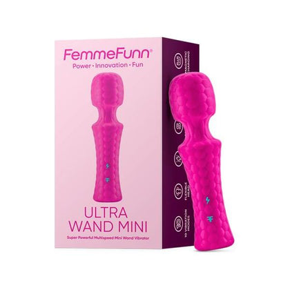Femmefunn Ultra Wand Mini Pink - The Ultimate Compact Pleasure Device for Intense Stimulation and Sensual Delights