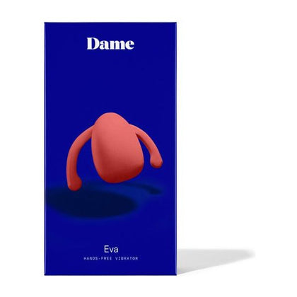 Dame Eva Couples Vibrator - Wearable Clitoral Pleasure Device for Hands-Free Intimacy - Model EV-001 - Female - Clitoral Stimulation - Papaya