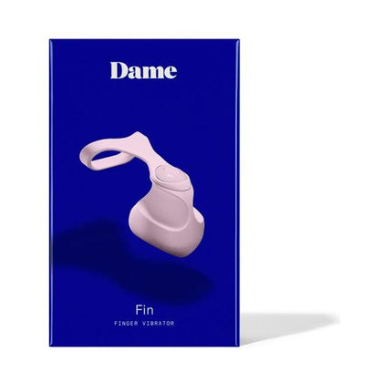 Dame Fin Finger Vibrator Quartz - Versatile Hand Extension for Intimate Stimulation - Model FVQ-001 - Female Pleasure - Quartz Grey