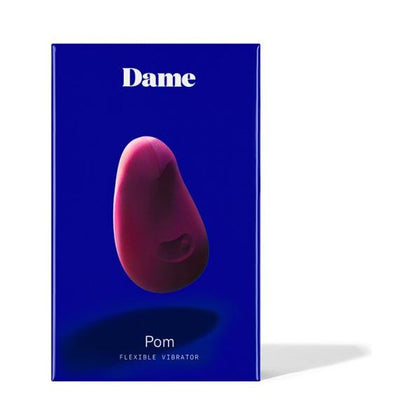 Dame Pom Flexible Vibrator Plum - The Ultimate Pleasure Companion for Intimate Bliss