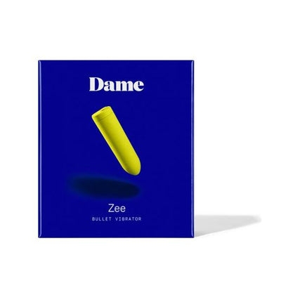 Dame Zee Bullet Vibrator - Citrus: The Ultimate Rechargeable Pleasure Companion for Intense Stimulation