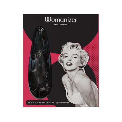 Womanizer Classic 2 Pleasure Air Clitoral Stimulator - Marilyn Monroe Black Marble