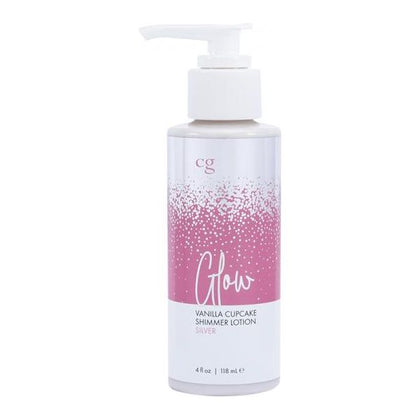 CG Glow Vanilla Cupcake Shimmer Lotion - Silky Moisturizing Body Lotion with Natural Shimmer for a Sparkling Glow - 4 oz