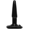 Doc Johnson Classic Butt Plug Small Black - Model 4.5 - Unisex Anal Pleasure