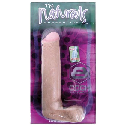 Nasstoy Naturals 8-Inch Realistic Dong with Balls - Model N8DB-FLESH