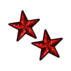 Pastease Nautical Star: Diamond Thom Red Disco Sailor Star Nipple Pasties - Adult Naughty Store