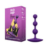 ROMP Amp Silicone Anal Plug - Model X1 - Unisex Pleasure Toy for Intense Anal Stimulation - Dark Purple - Adult Naughty Store