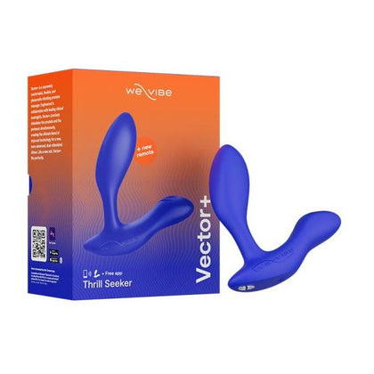 We-Vibe Vector+ Prostate Massager V1.2 - Male G-Spot and Perineum Stimulation - Royal Blue
