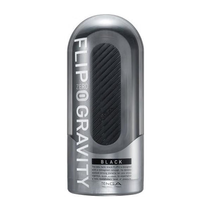 Tenga Flip Zero Gravity Stroker Black - The Ultimate Male Pleasure Device for Intense Sensations and Thrilling Vacuum Stimulation